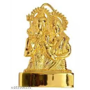 God shivpariwar Gold Plated Statue 